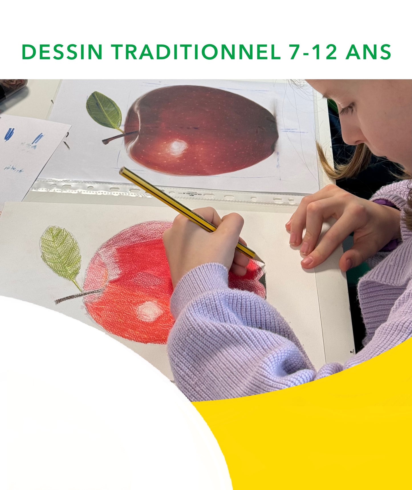 Stage Dessin Traditionnel 7-12 ans du 17 au 21 août de 9 à 12h
